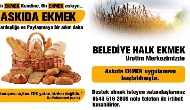 ASKIDA EKMEK VAR’ PROJESİNE YERKÖYDEKİ FIRINCILAR DA DESTEK VERDİ