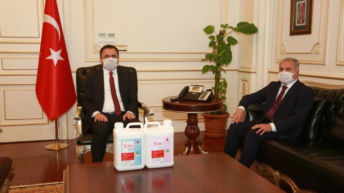 REKTÖR’DEN YOZGAT VALİSİNE ‘SABUN’ TANITIM ZİYARETİ