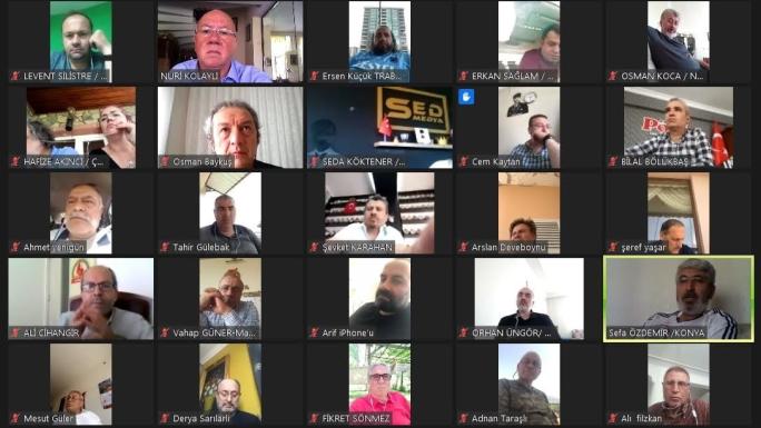 TGK BAŞKANLAR KURULU VİDEO KONFERANSTA BULUŞTU