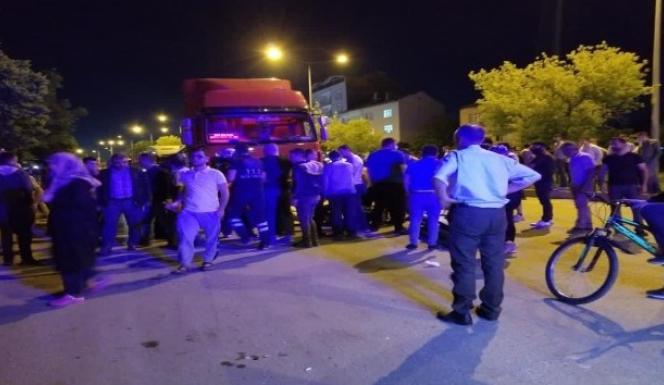 SORGUNDA ÇEKİCİNİN ÇARPTIĞI ŞAHIS HAYATINI KAYBETTİ