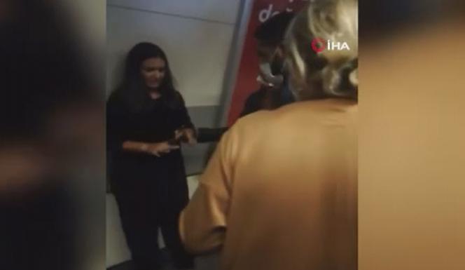 Şişli metrosunda rayların arasına düşen genç kız yaralı kurtuldu