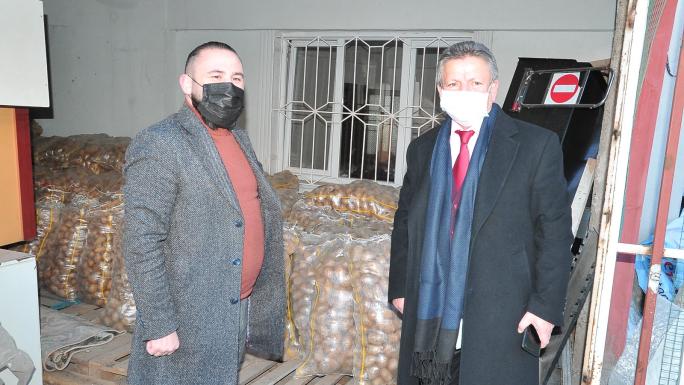 FAKİRE 100 ÇUVAL PATATES YARDIMI