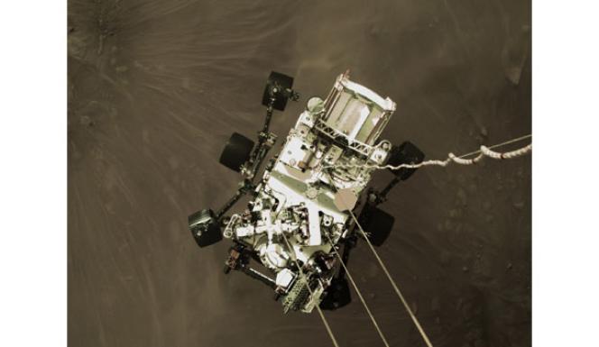 NASA, Perseverance’nin Mars'a iniş anına ait görüntüleri paylaştı