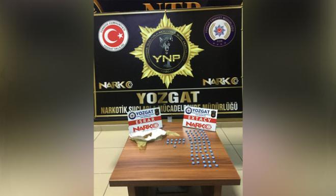 YOZGAT POLİSİNDEN SORGUNDA UYUŞTURUCU OPERASYONU 