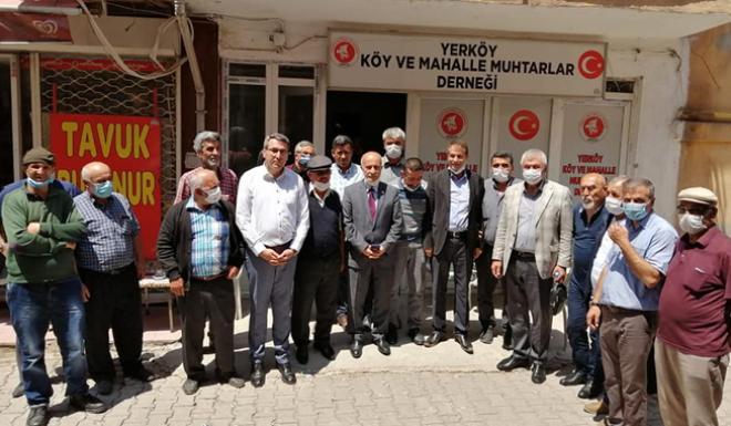 KEVEN’DEN YERKÖYDEKİ  STK’LARA  SORUNLARI DİNLEME ZİYARETLERİ