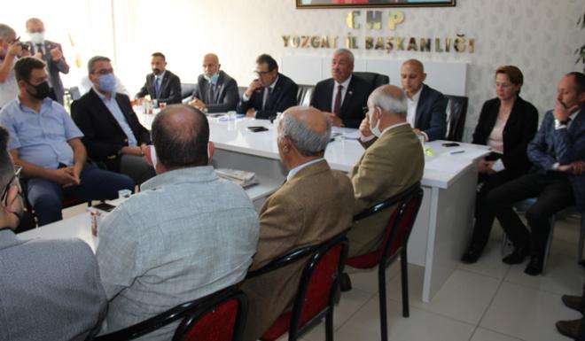 YOZGATA GELEN 3 CHP MİLLETVEKİLİ İKTİDARI ELEŞTİRDİ