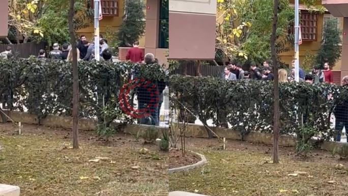 Maltepe'de hem kendine hem çocuğuna bıçak dayadı