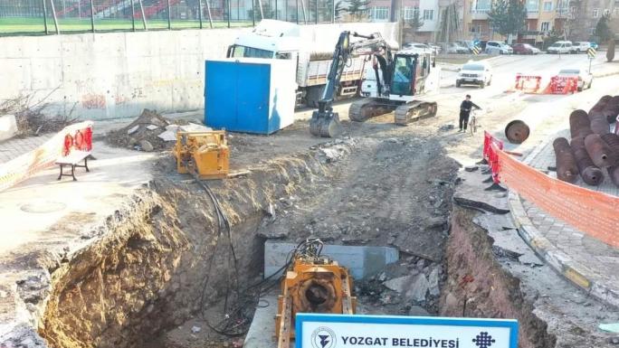YOZGAT’TA 4 AYDA 50 KİLOMETRE ALT YAPI BORUSU DEĞİŞTİRİLDİ