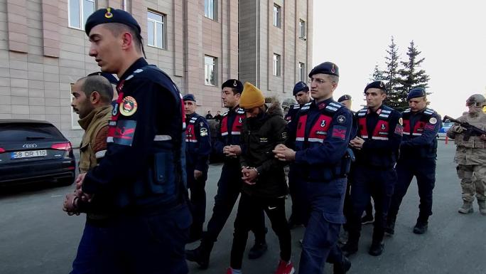 YOZGAT'TA YAKALANAN YABANCI UYRUKLU 7 DEAŞ MİLİTANI TUTUKLANDI