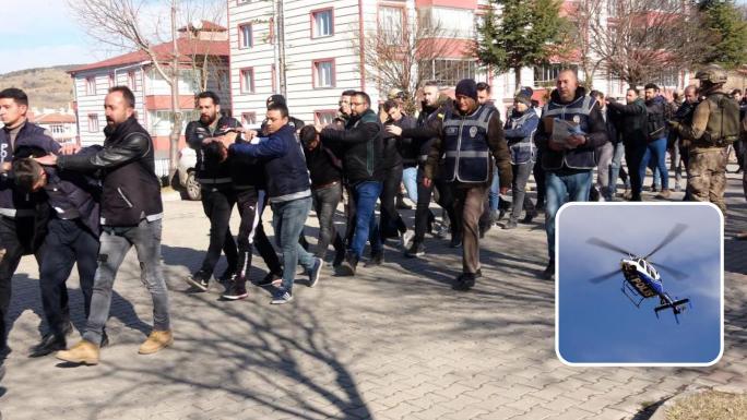 YOZGAT DAHİL 4 İLDE UYUŞTURUCULARIN KÖKÜNÜ KURUTMA OPERASYONU