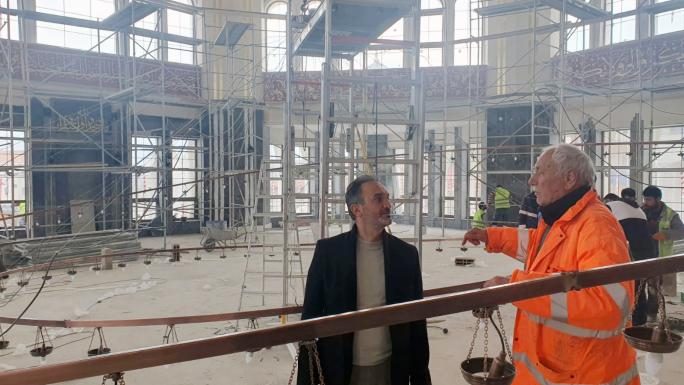 ÇEKEREK MERKEZ TEVHİD CAMİİ TAMAMLANMA AŞAMASINDA