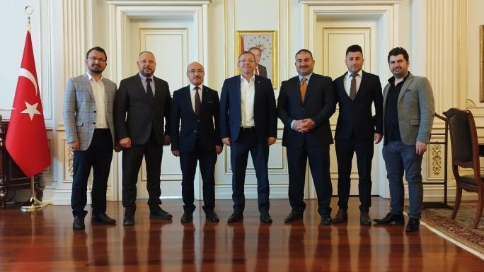 ASKON YÖNETİM KURULUNDAN  VALİ POLATA NEZAKET ZİYARETİ