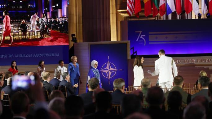 CUMHURBAŞKANI ERDOĞAN, NATO’NUN 75. YILI ANMA ETKİNLİĞİ'NE KATILDI 