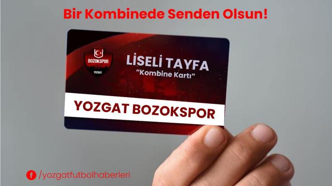 BOZOKSPOR’DAN LİSELİ GENÇLERE UCUZ TARİFE KOMBİNE BİLETİ