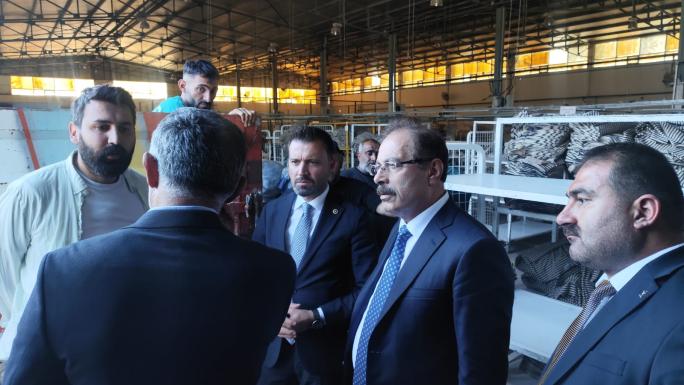 RİTİM TEXTİL PERSONELİNE  AK PARTİ MİLLETVEKİLLERİ SAHİP ÇIKTI