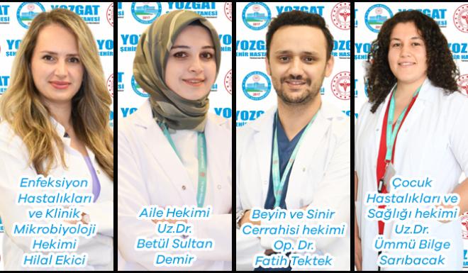 YOZGAT ŞEHİR HASTANESİNE 4 UZMAN DOKTOR DAHA ATANDI