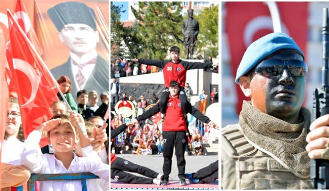 CUMHURİYET BAYRAMININ 101.YILDÖNÜMÜ YOZGAT’TA DA COŞKUYLA KUTLANDI