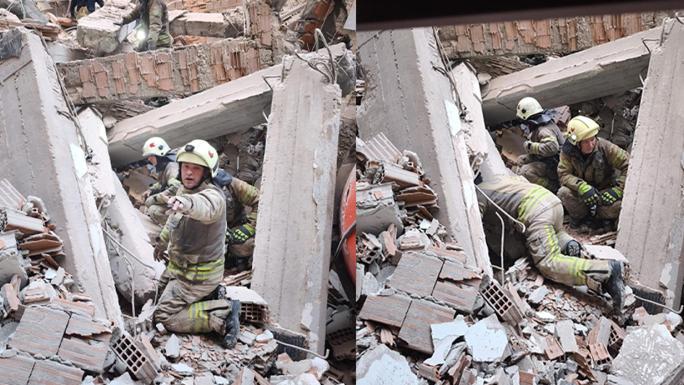GÜNGÖREN'DE YIKIMI GERÇEKLEŞTİRİLEN BİNA KISMEN ÇÖKTÜ: 2 İŞÇİ GÖÇÜK ALTINDA KALDI 