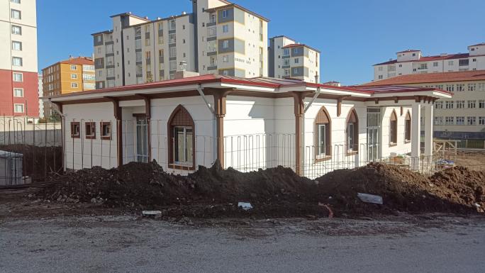 YUKARI NOHUTLU AİLE SAĞLIK MERKEZİ BİNASININ İNŞAATI TAMAMLANIYOR