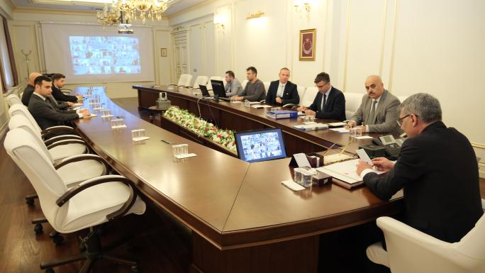 VİDEO KONFERANSLI KOORDİNASYON KURULUNDA YATIRIMLAR DEĞERLENDİRİLDİ