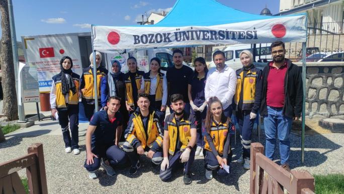 ÇEKEREK’TE VATANDAŞLARA SAĞLIK TARAMASI YAPILDI