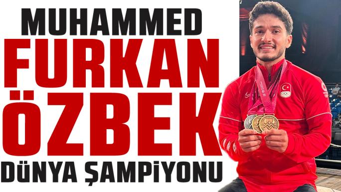 MİLLİ HALTERCİMİZ YOZGATLI MUHAMMED FURKAN ÖZBEK NORVEÇTE TARİH YAZDI