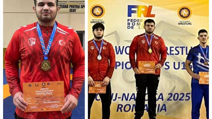 YOZGATLI GENÇ PEHLİVAN BALKAN ŞAMPİYONASINDA ALTIN MADALYA KAZANDI