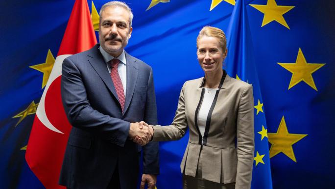 DIŞİŞLERİ BAKANI FİDAN, AB YÜKSEK TEMSİLCİSİ KALLAS İLE GÖRÜŞTÜ