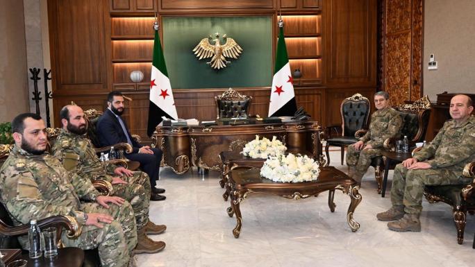 GENELKURMAY BAŞKANI ORGENERAL BAYRAKTAROĞLU, SURİYE DEVLET BAŞKANI EŞ-ŞARA İLE GÖRÜŞTÜ 