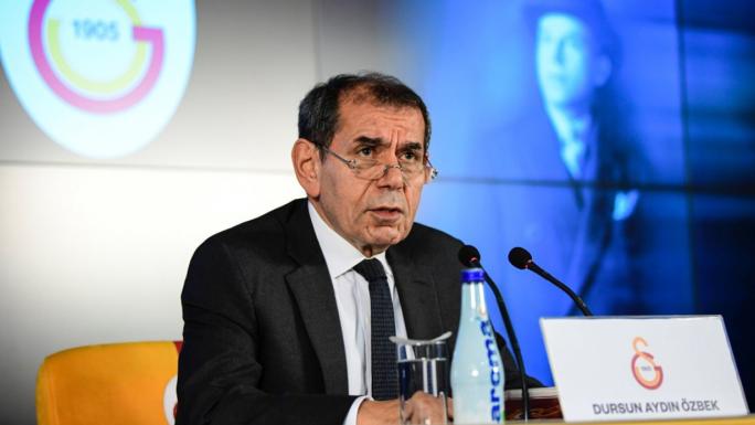 GALATASARAY BAŞKANI DURSUN ÖZBEK KONUŞUYOR 