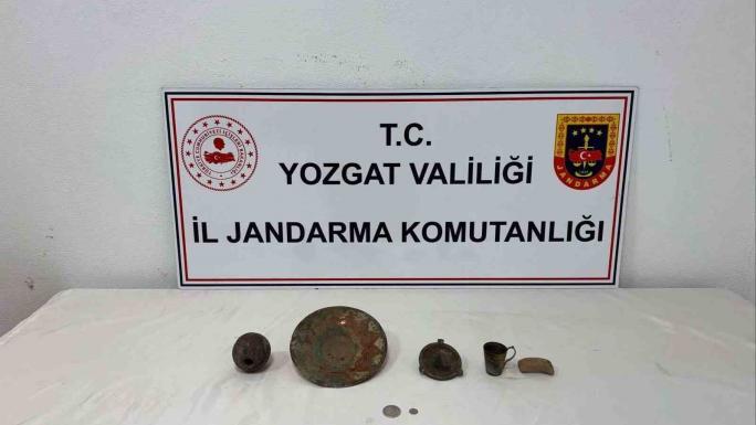YOZGAT’TA TARİHİ OBJELER YAKALANDI