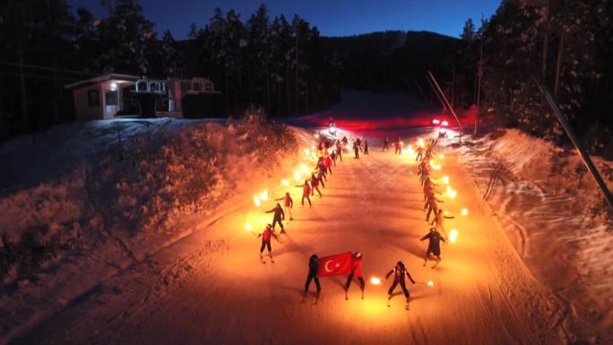 SARIKAMIŞ KAYAK SEZONUNA "MERHABA" DEDİ