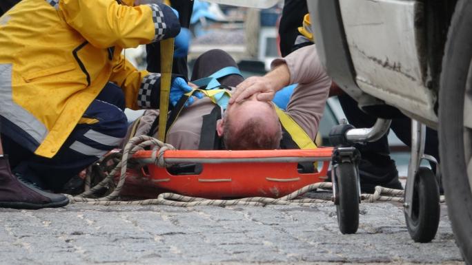 FALEZLERDE BALIK KEYFİ HASTANEDE SON BULDU 