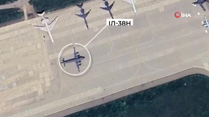 UKRAYNA, RUS DENİZ DEVRİYE UÇAĞINI VURDUĞU ANLARI PAYLAŞTI 