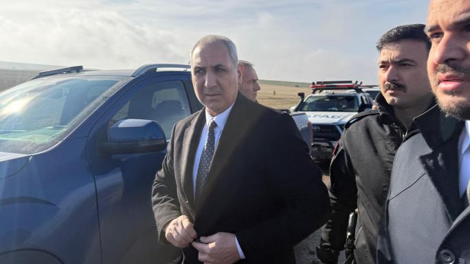 LİBYA’DAN GELEN ASKERİ HEYET UÇAK KAZASININ YAŞANDIĞI BÖLGEDE 