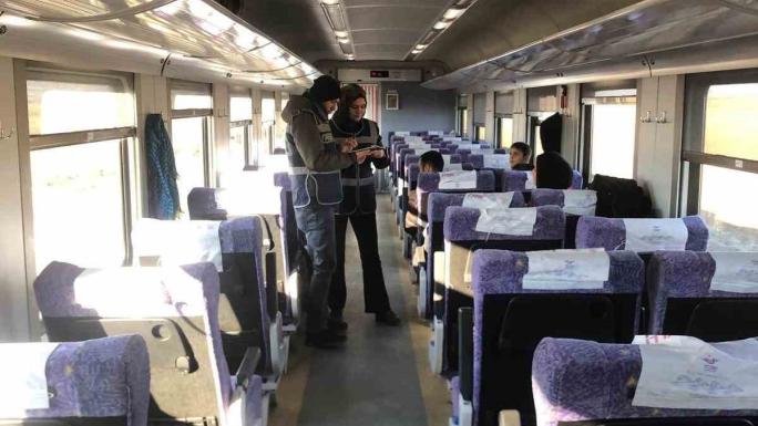 YERKÖY’DEN GEÇEN GÜNEY EKSPRES TRENİNDE POLİS DENETİMİ