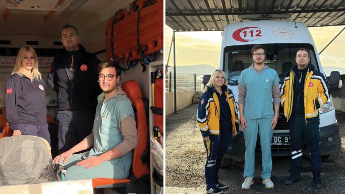 KADIŞEHRİNDE HAMİLE BİR KADIN HASTANEYE GÖTÜRÜLÜRKEN AMBULANSTA DOĞURDU
