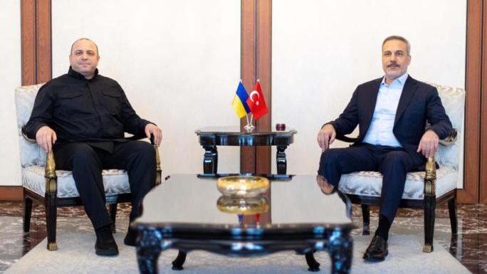 DIŞİŞLERİ BAKANI FİDAN, UKRAYNA MİLLİ GÜVENLİK VE SAVUNMA KONSEYİ SEKRETERİ UMEROV İLE GÖRÜŞTÜ