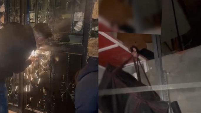 KUMAR OYNATILAN MEKANA KAPIYI İKİYE BÖLEREK GİREN POLİS, ÇATIDAN KAÇMAYA ÇALIŞANLARI YAKALADI 