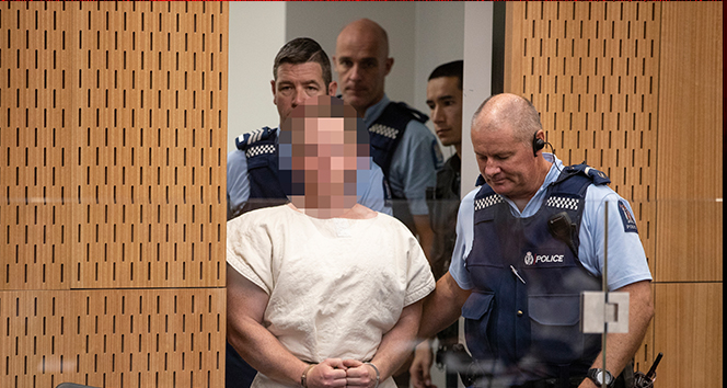 İfadesini değiştiren Christchurch canisi Tarrant, tüm suçlamaları kabul etti