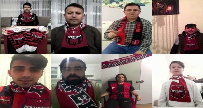 YOZGATSPOR TARAFTARLARINDAN "EVDEKAL" VİDEOSU