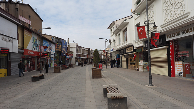 YOZGAT KENT MERKEZİNDE  HAYAT ADETA DURDU