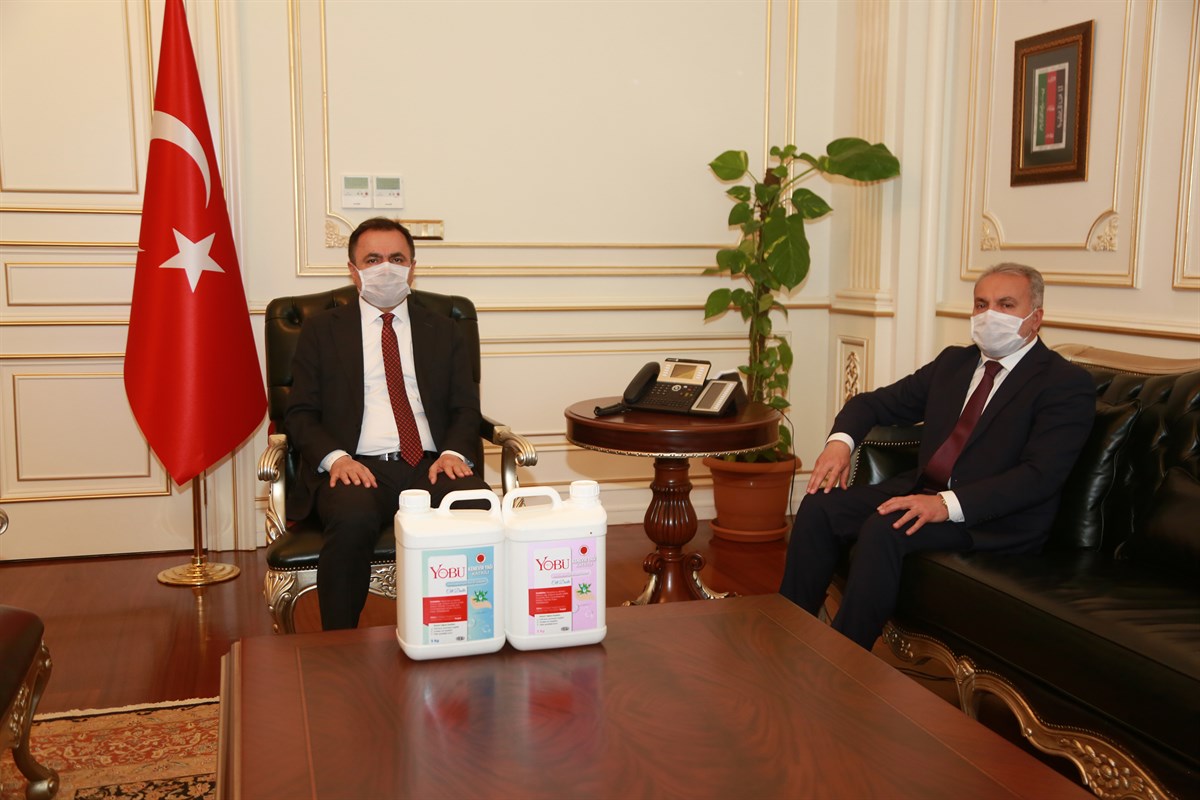 REKTÖR’DEN YOZGAT VALİSİNE ‘SABUN’ TANITIM ZİYARETİ