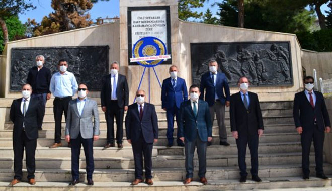 TAPUNUN 173.YILDÖNÜMÜNDE MASKELİ ve MESAFELİ KUTLAMA