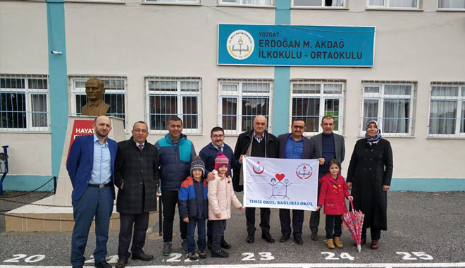 YOZGAT’TA 70 OKULA ‘BEYAZ BAYRAK’ SERTİFİKASI