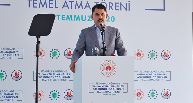 Bakan Murat Kurum: 'Hedefimiz 2021 yılında İstanbul’da 100 bin konutu dönüştürmek'