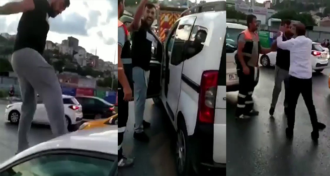 Trafikte tartıştığı kadına saldıran şüpheliye tutuklama istemi