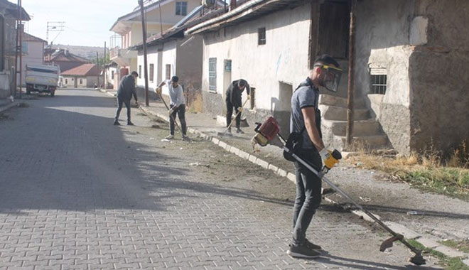 ÇAYIRALANDA ARA CADDE ve SOKAKLARDA SONBAHAR TEMİZLİĞİ 