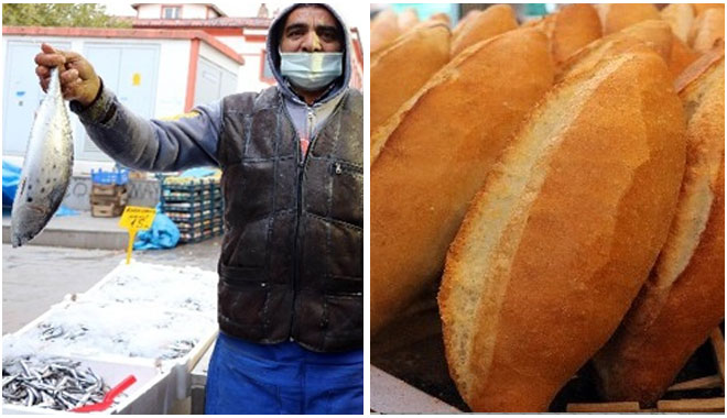 HAMSİNİN FİATI ATEŞ PAHASI..EKMEĞE DE % 20 TSO ZAMMI