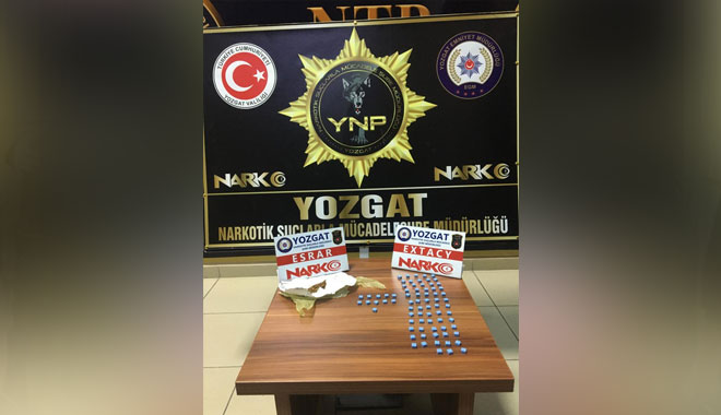 YOZGAT POLİSİNDEN SORGUNDA UYUŞTURUCU OPERASYONU 